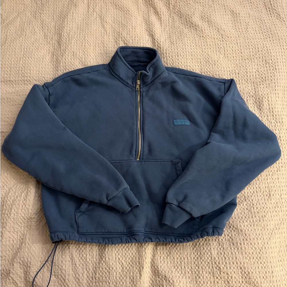 SET Active Women's Blue Half-Zip Sweatshirt